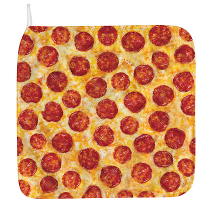Pepperoni Pizza Print Hand Towel