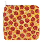 Pepperoni Pizza Print Hand Towel