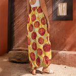 Pepperoni Pizza Print Harem Pants
