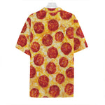 Pepperoni Pizza Print Hawaiian Shirt