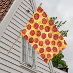 Pepperoni Pizza Print House Flag