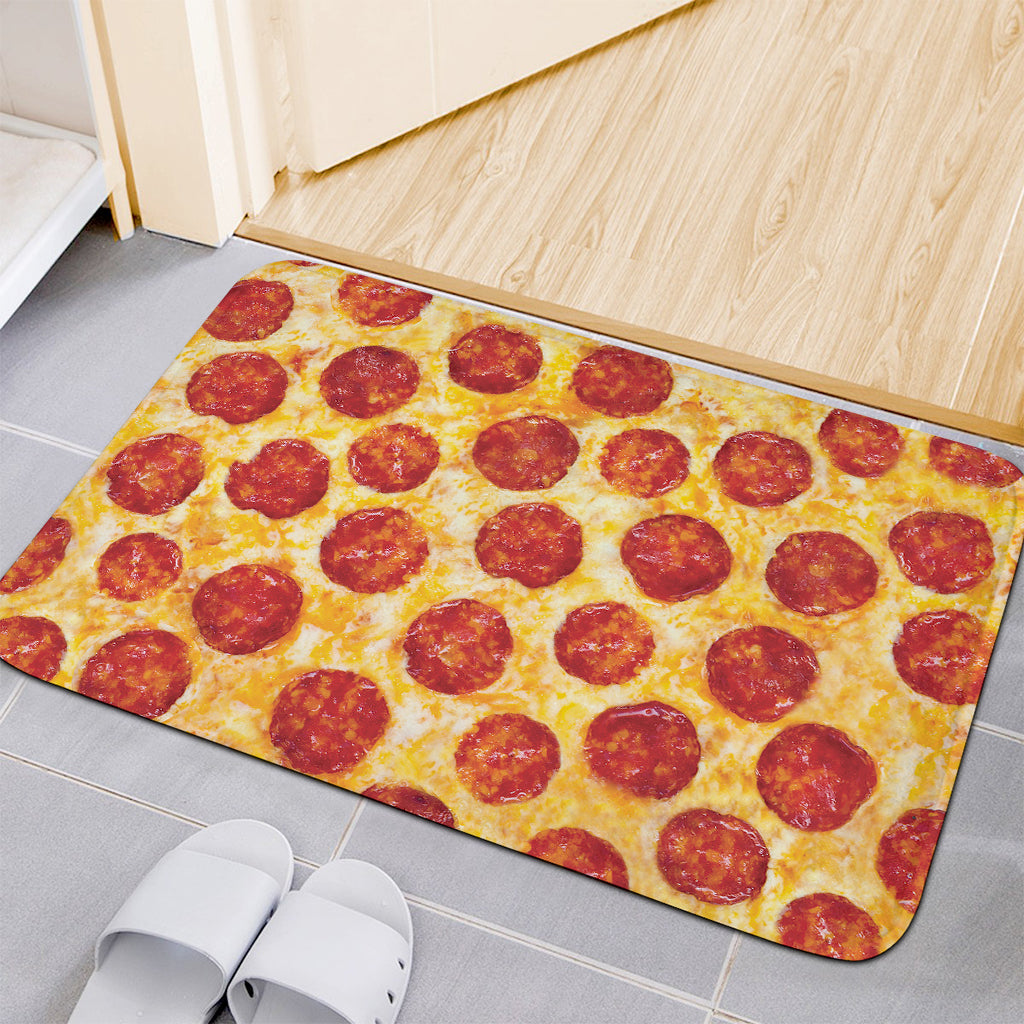 Pepperoni Pizza Print Indoor Door Mat