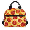 Pepperoni Pizza Print Insulated Lunch Bag