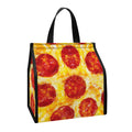 Pepperoni Pizza Print Insulated Lunch Tote
