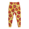 Pepperoni Pizza Print Jogger Pants