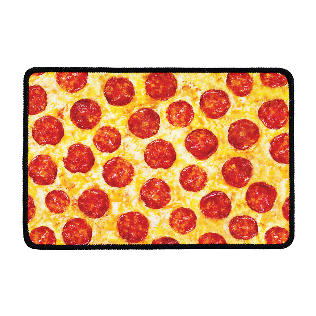 Pepperoni Pizza Print Kitchen Mat