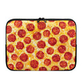 Pepperoni Pizza Print Laptop Sleeve