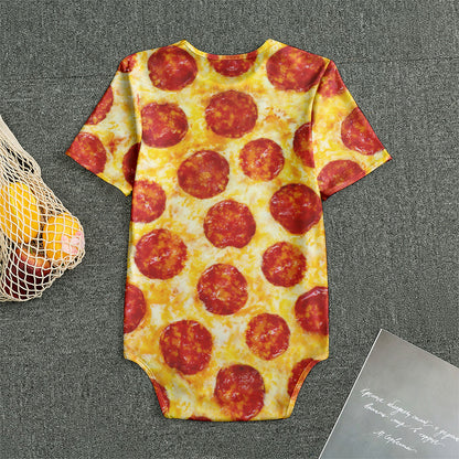 Pepperoni Pizza Print Men's Bodysuit