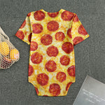 Pepperoni Pizza Print Men's Bodysuit