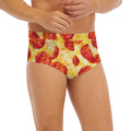 Pepperoni Pizza Print Men's Briefs