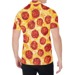 Pepperoni Pizza Print Men's Shirt