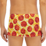 Pepperoni Pizza Print Men's Short Boxer Briefs