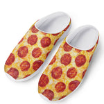 Pepperoni Pizza Print Mesh Casual Shoes