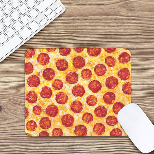 Pepperoni Pizza Print Mouse Pad