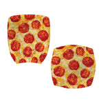 Pepperoni Pizza Print Office Chair Cover