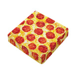 Pepperoni Pizza Print Outdoor Seat Cushion Cover