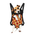 Pepperoni Pizza Print Pet Carrier Backpack