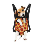 Pepperoni Pizza Print Pet Carrier Backpack