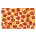 Pepperoni Pizza Print Polyester Doormat
