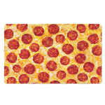 Pepperoni Pizza Print Polyester Doormat