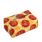 Pepperoni Pizza Print Rectangle Tissue Box Cover