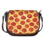 Pepperoni Pizza Print Saddle Bag