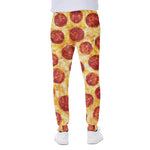 Pepperoni Pizza Print Scuba Joggers