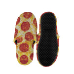 Pepperoni Pizza Print Slippers