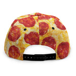 Pepperoni Pizza Print Snapback Cap