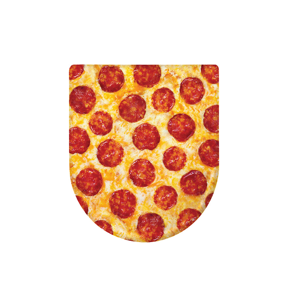 Pepperoni Pizza Print Toilet Lid Cover