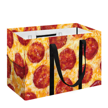 Pepperoni Pizza Print Utility Tote Bag