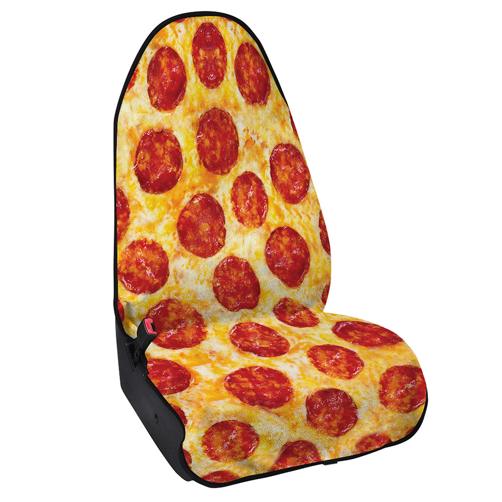 Pepperoni Pizza Print Waterproof Car Seat Cover