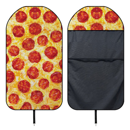 Pepperoni Pizza Print Waterproof Car Seat Cover