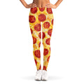 Pepperoni Pizza Print Women's Leggings