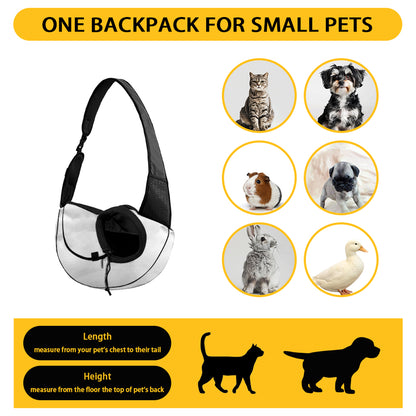Night Forest And Moonlight Print Pet Sling Carrier