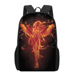 Phoenix Angel Print 17 Inch Backpack