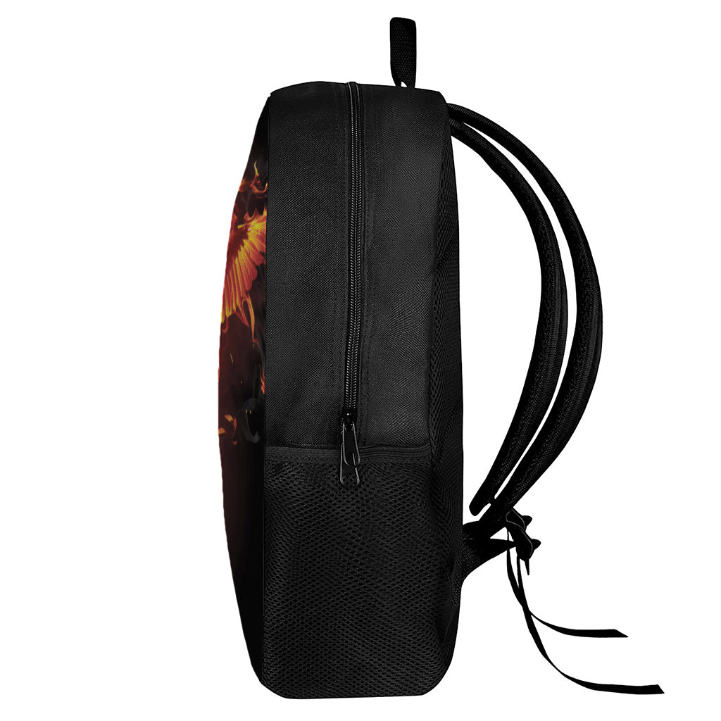 Phoenix Angel Print 17 Inch Backpack