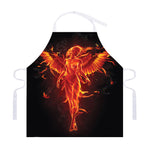 Phoenix Angel Print Adjustable Apron