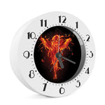 Phoenix Angel Print Alarm Clock