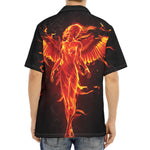 Phoenix Angel Print Aloha Shirt