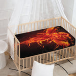Phoenix Angel Print Baby Crib Sheet