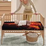 Phoenix Angel Print Baby Crib Sheet