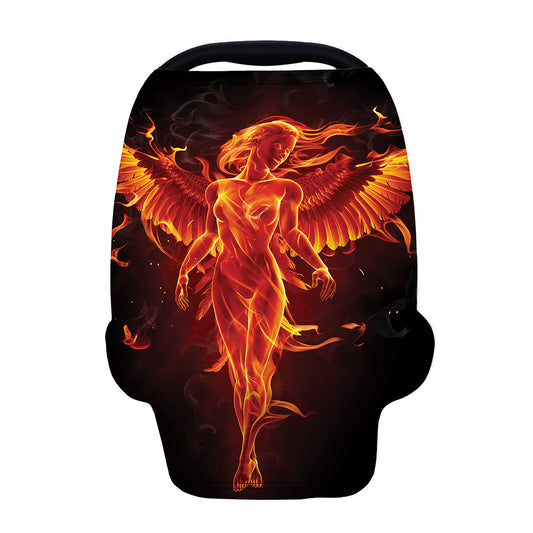 Phoenix Angel Print Baby Seat Cover