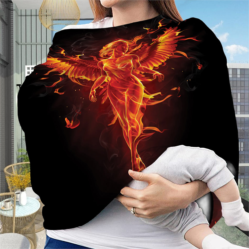 Phoenix Angel Print Baby Seat Cover