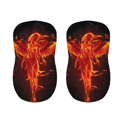 Phoenix Angel Print Bar Stool Covers