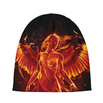 Phoenix Angel Print Beanie