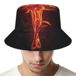 Phoenix Angel Print Bucket Hat