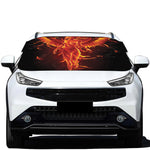 Phoenix Angel Print Car Windshield Snow Cover