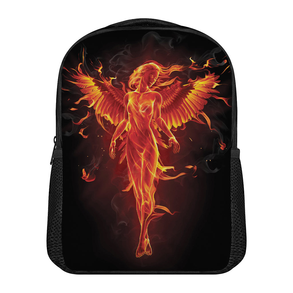 Phoenix Angel Print Casual Backpack