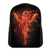 Phoenix Angel Print Casual Backpack